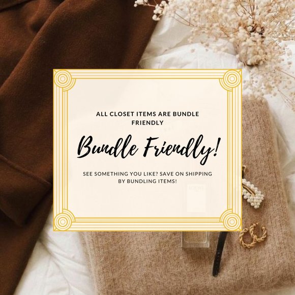 All Closet Items Are Bundle Friendly!!! (Update) - Picture 1 of 1